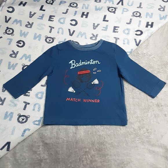 ❄️ 6-12m | Joe Fresh | Long Sleeved T-Shirt - Picture 1 of 5